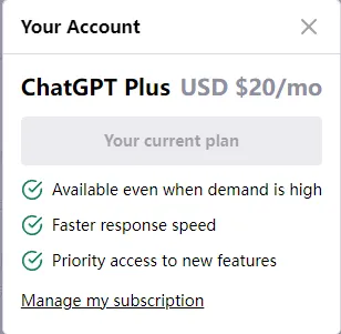 ChatGPT Plus