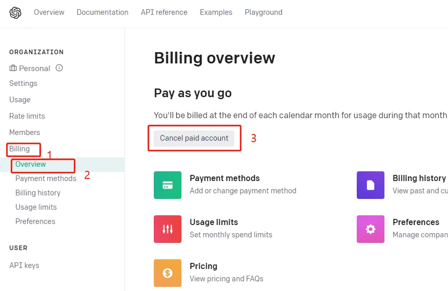 OpenAI API 绑定页面