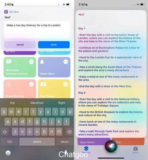 Siri集成ChatGPT