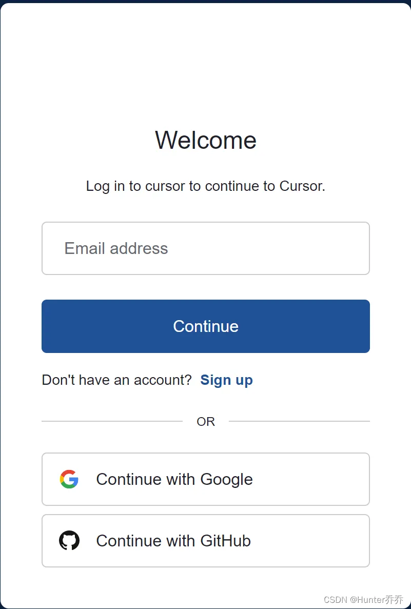 Sign up