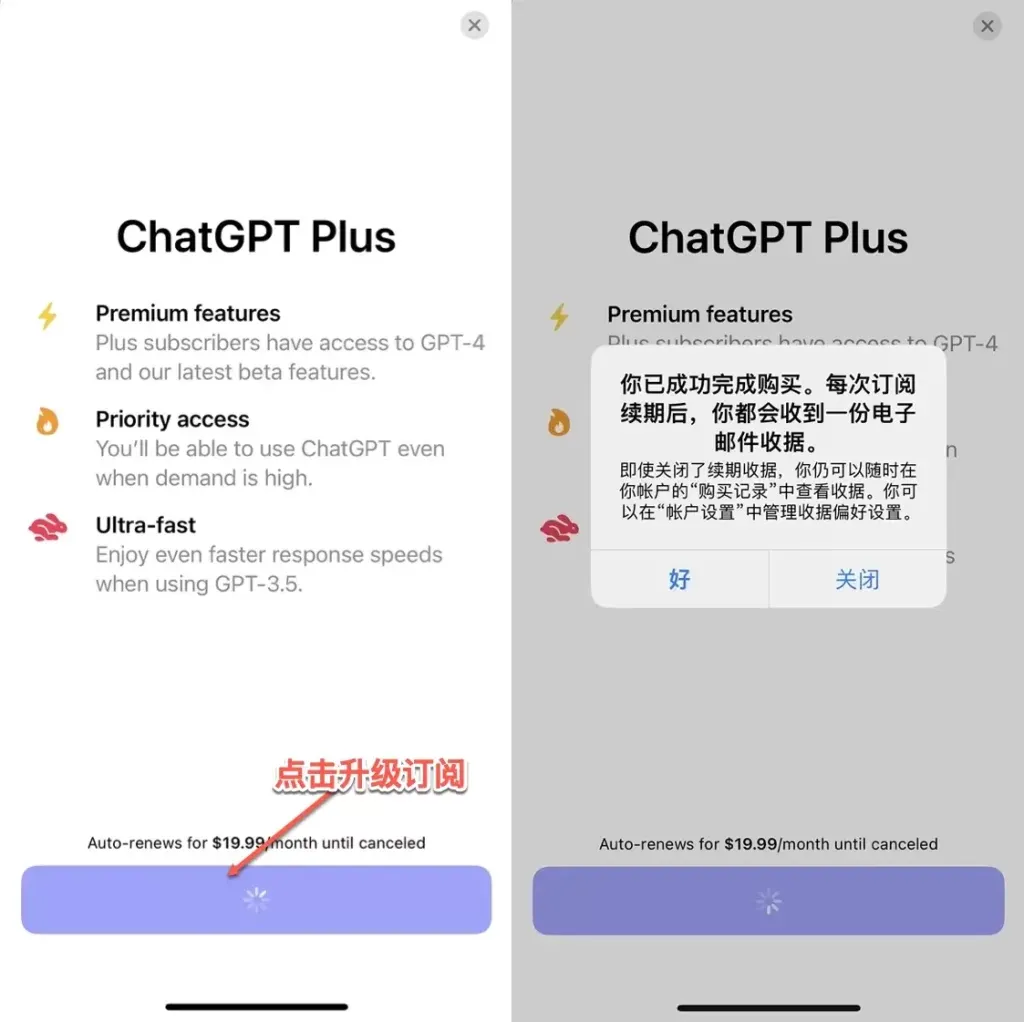 ChatGPT4 订阅升级