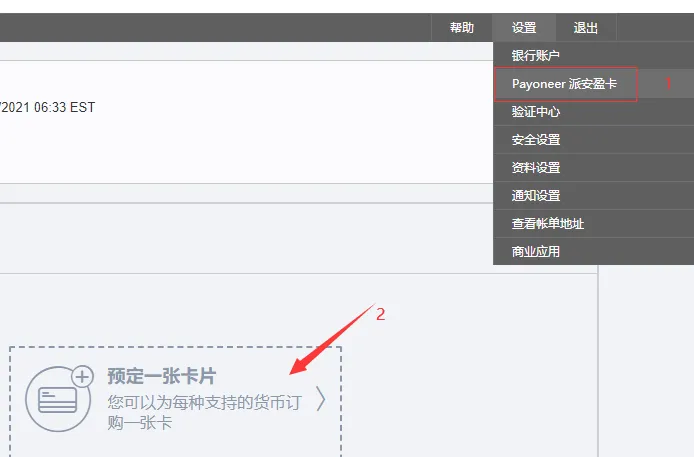Payoneer派安盈P卡随心付