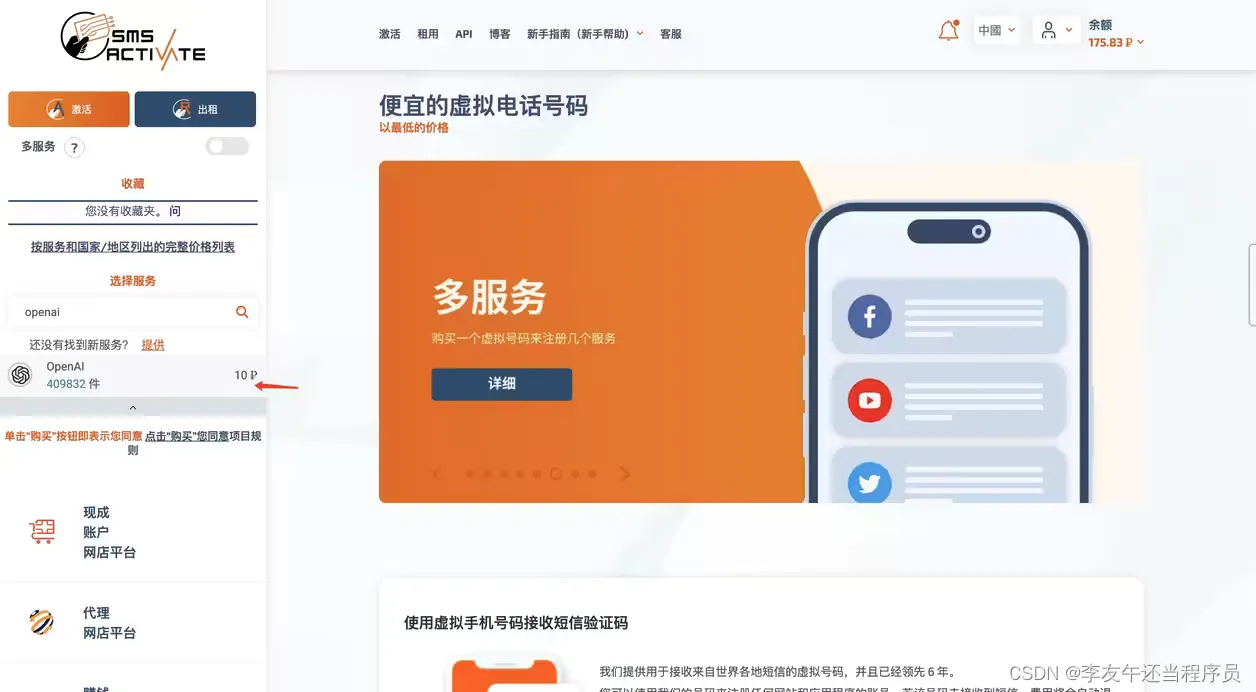 搜索 OpenAI 服务