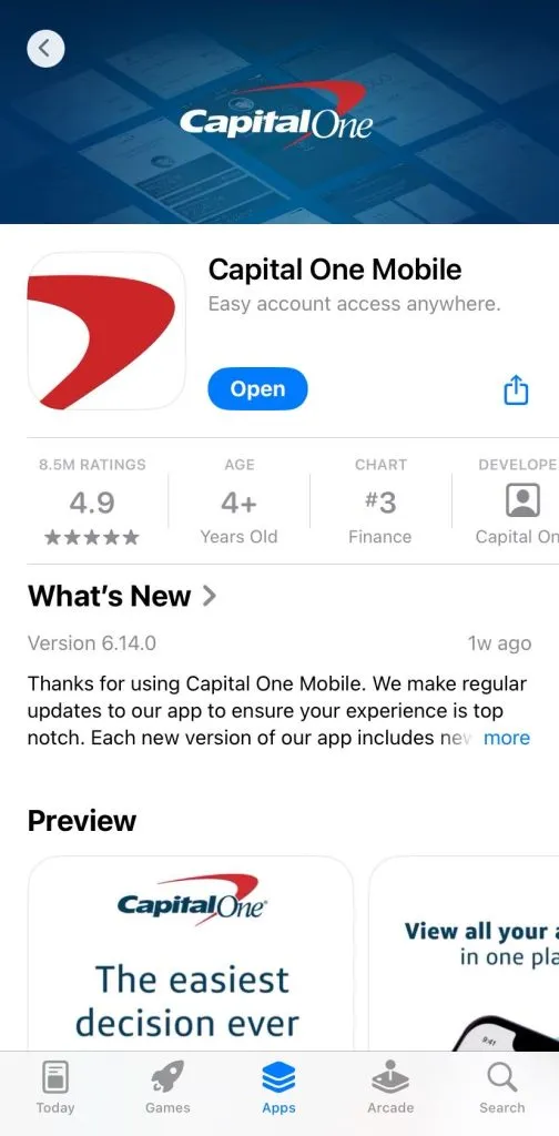 手机银行APP下载页面